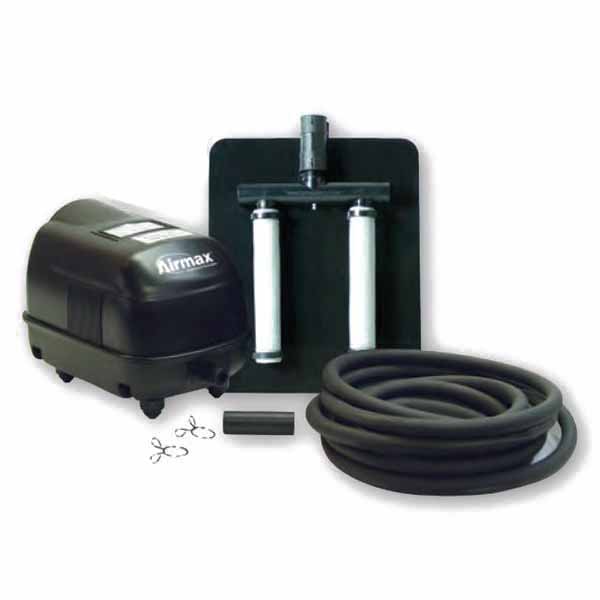 Airmax KoiAir Water Garden Aeration Kit 0.8 cfm 110V, 17" x 12-3/4" x 12-1/2" | AMX160194