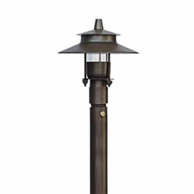 Alliance Path Light with Adjustable Stem Bipin 3W LED Brass | PL250-LED