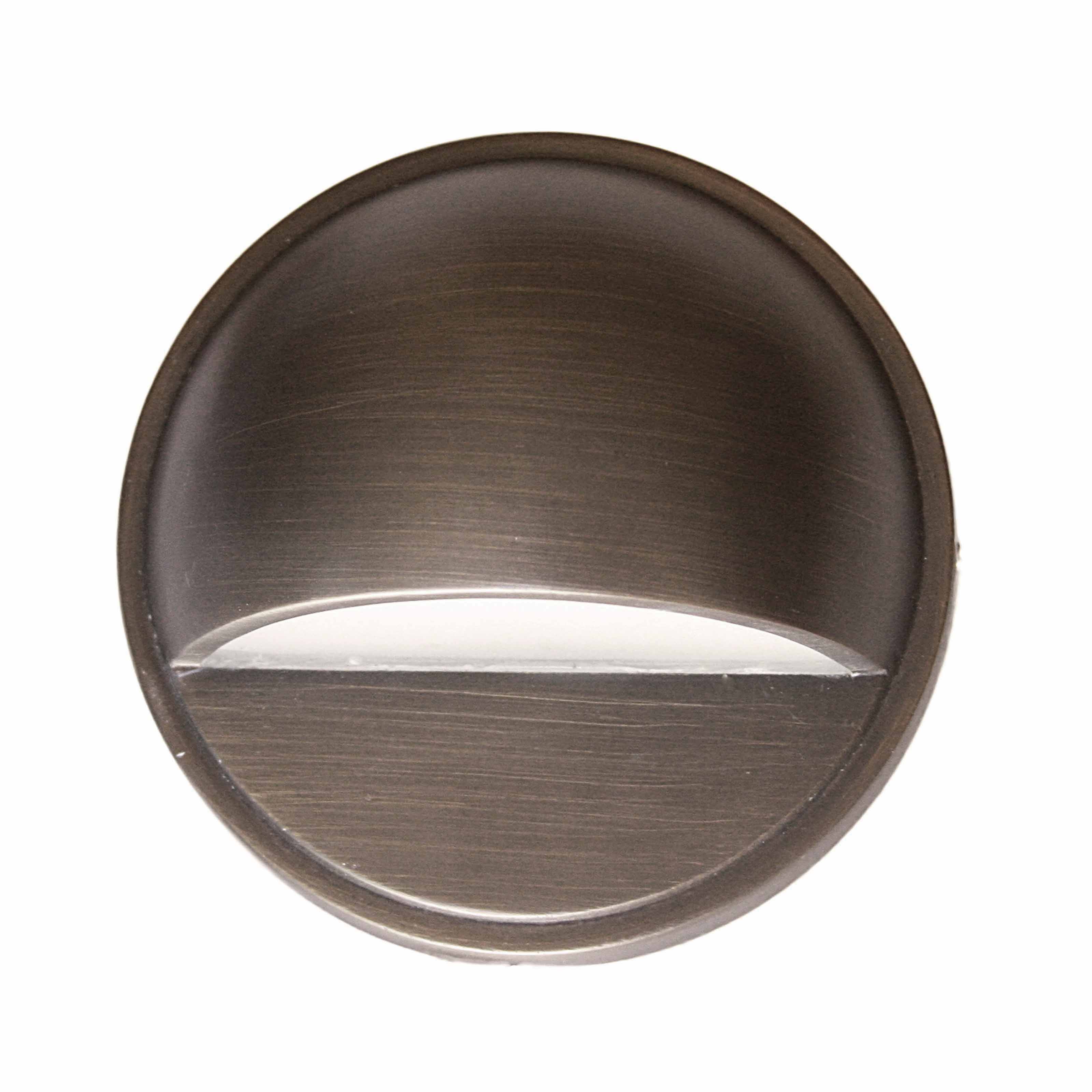 Alliance Lighting SL100 Series Step Light, 3W G4 Bi-Pin LED Aged Brass | SL100-LED