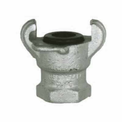 Iron Coupling, 1/2"Claw Coupling x FNPT Ductile
