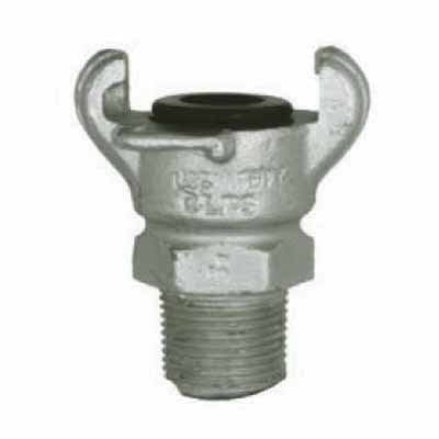 Iron Coupling, 1/2"Claw Coupling x MNPT Ductile