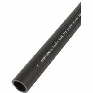 Flexible HDPE Poly Pipe 1-1/2" x 250' 100 psi Black