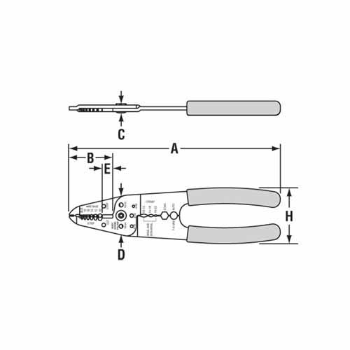 T Christy Enterprises Wire Stripper, 8.5" | 908G