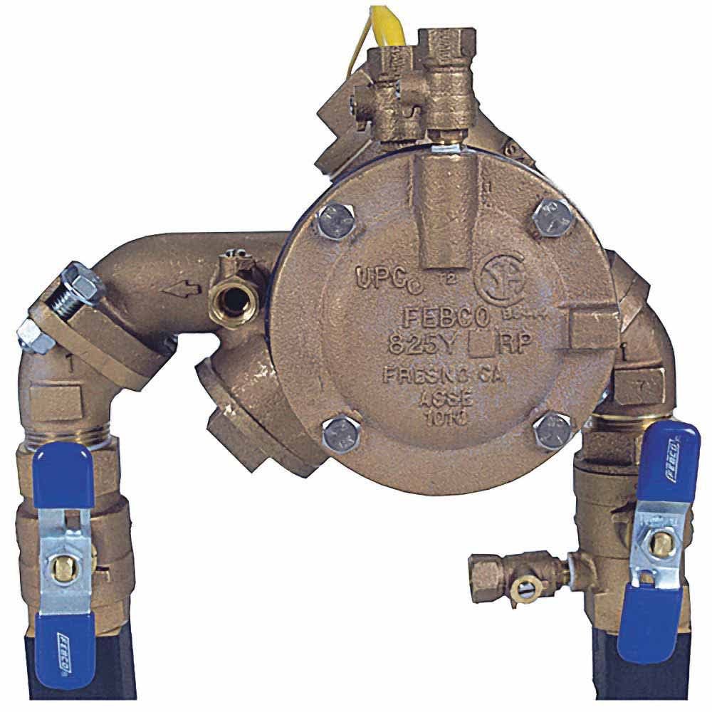 Febco 825YA Angle RPZ Backflow Preventer 1" FPT