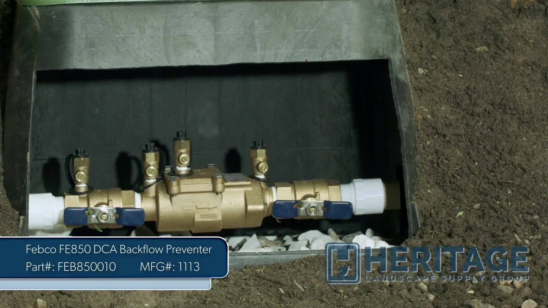 Febco FE850 DCA Backflow Preventer 1 in. FPT