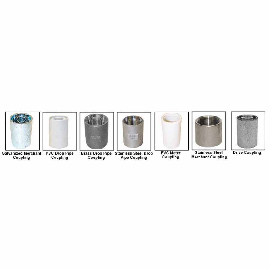 Pipe Coupling, 2" x 2-1/2" Chamfered End Stainless Steel Drop