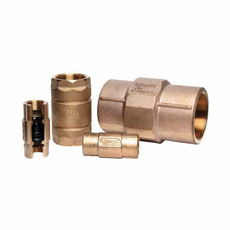 Check Valve, 1"FNPT Lead-Free Bronze 400 psi 80EVFD Series