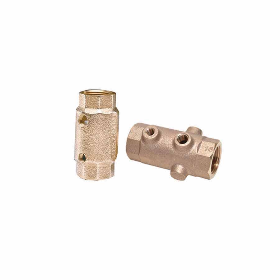 Check Valve, 1"FNPT Lead-Free Cast Bronze 400 psi 80BVFD Series Double Tap