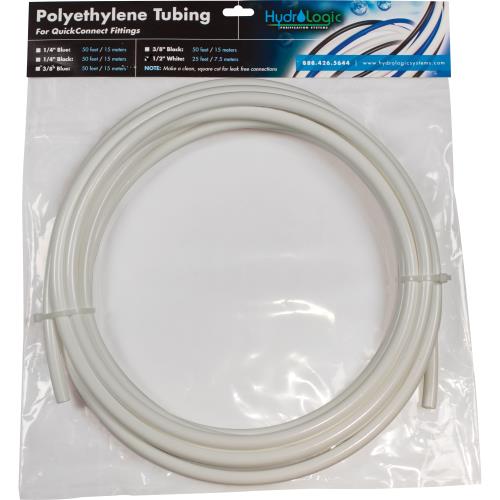Hydro-Logic 1/2Inches OD tubing pack - 25 ft. - white (10/cs)