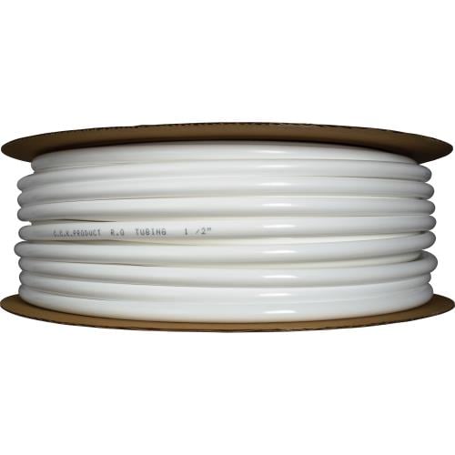 Hydro-Logic 1/2Inches OD tubing roll 165ft white (2/cs)