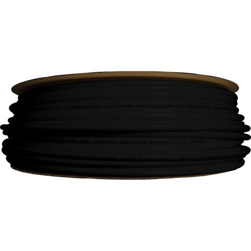 Hydro-Logic 3/8Inches OD tubing roll 500ft black (2/cs)