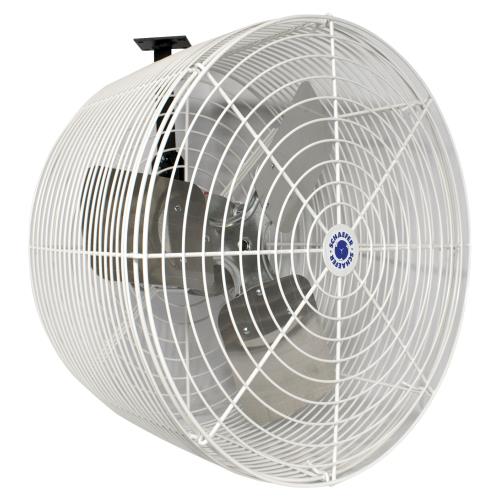 Schaefer Versa-Kool Circulation Fan 20 in w/ Tapered Guards, Cord & Mount - 5470 CFM