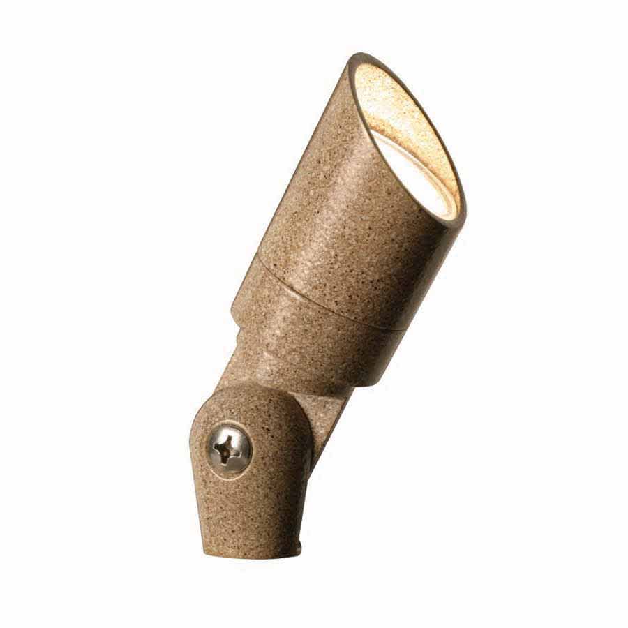 Up Light, GU4 MR11 Halogen Powder Coated Bronze Metallic Die-Cast Zinc/Aluminum Metallo Pesante Series