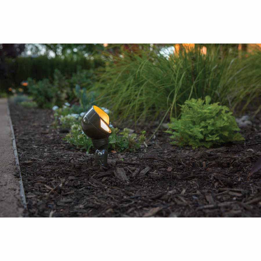 Up Light, G4 Bi-Pin 2700K LED Powder Coated Bronze Metallic Die-Cast Aluminum