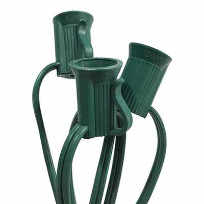 Socket Wire, 18 AWG 12" 1000' Green C7 Outdoor Durable | AC-C71000GC-12