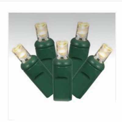 LED Light Set, 2.4 W per Set 26' Warm White Commercial Grade | LED-5MM-50-WW