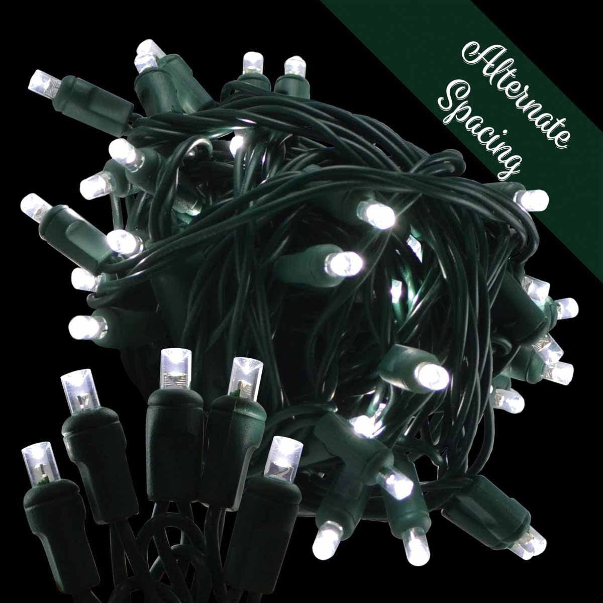 LED Balled Light Set, 21' Pure White Branch/Trunk Wrap Commercial Grade
