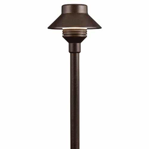 Path Light, Bi-Pin G4 2700K LED Powder Coated Bronze Metallic Die-Cast Aluminum
