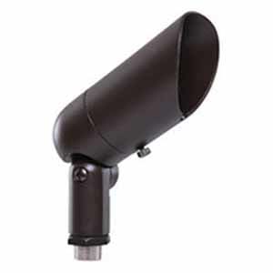 Up and Accent Light, Ceramic Bi-Pin GU5.3 MR-16 LED Textured Bronze Architectural Aluminum BMB062 Series Bullet Modern