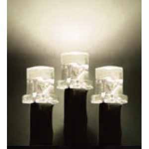LED Rice Light Set, 73.8' 2" Spacing Warm White Plug-In Straight 8-Function Commercial Grade Clark Griswold