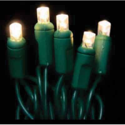 LED Light Set, 51' Warm White Commercial Grade Mini | LED-5MM-100-WW