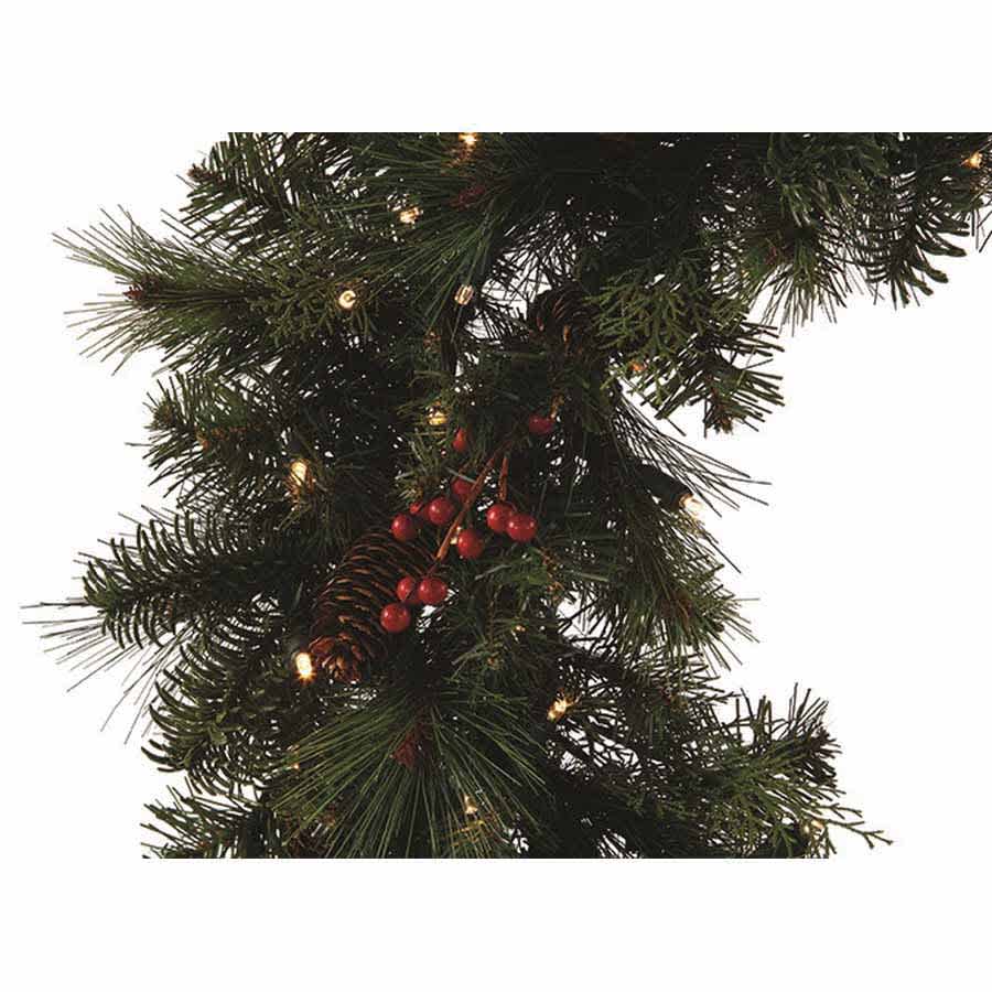 Noel Wreath, Warm White 5 mm LED 36"
