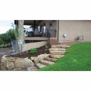 Stairway Slab, 6 - 10" Buff