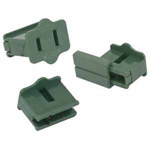 Female Socket, Black For 18 AWG SPT-2 Wire Slide-On