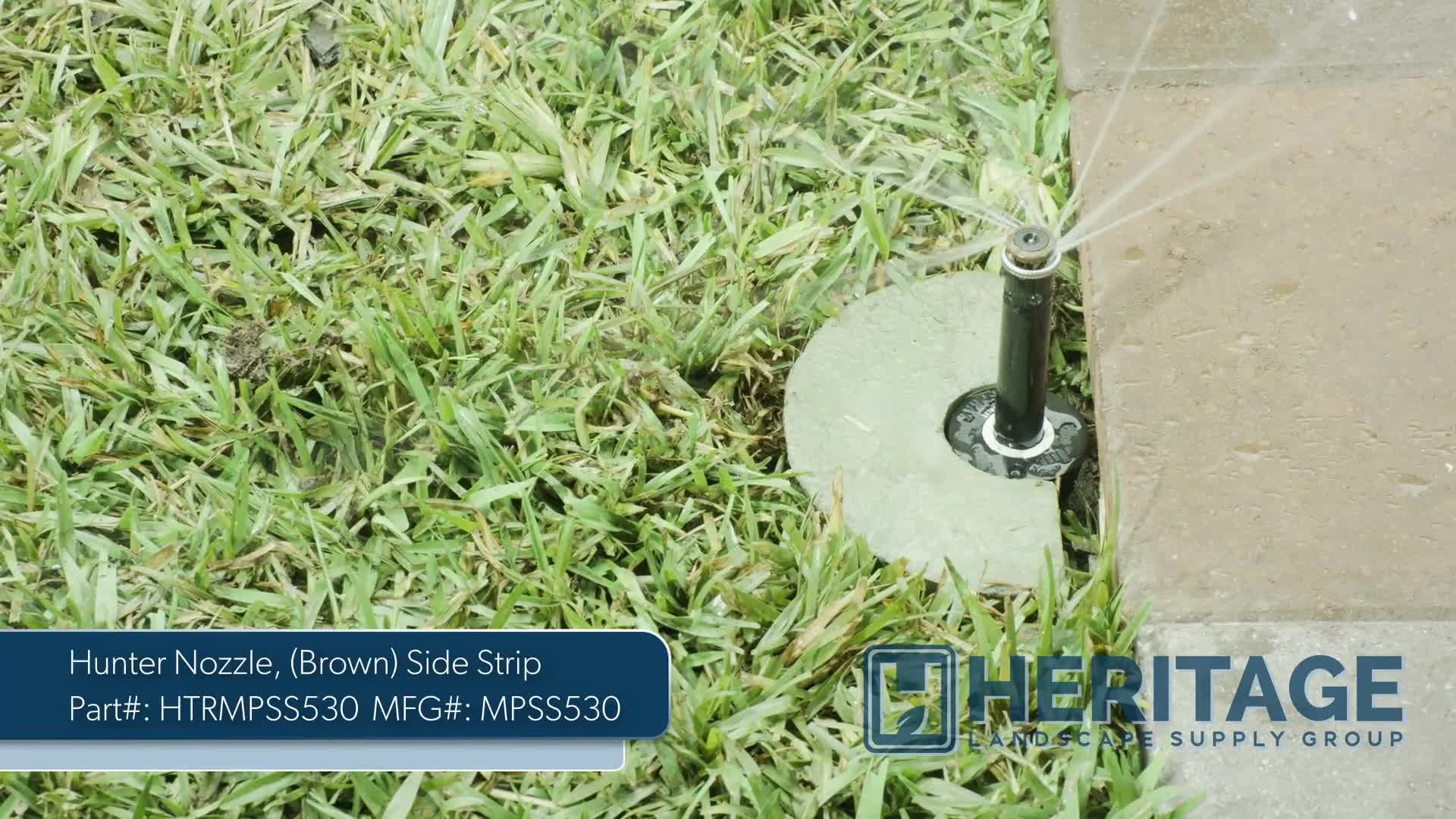 Hunter Nozzle, 5' x 30' Side Strip 0.38 - 0.51 gpm Brown | MPSS530