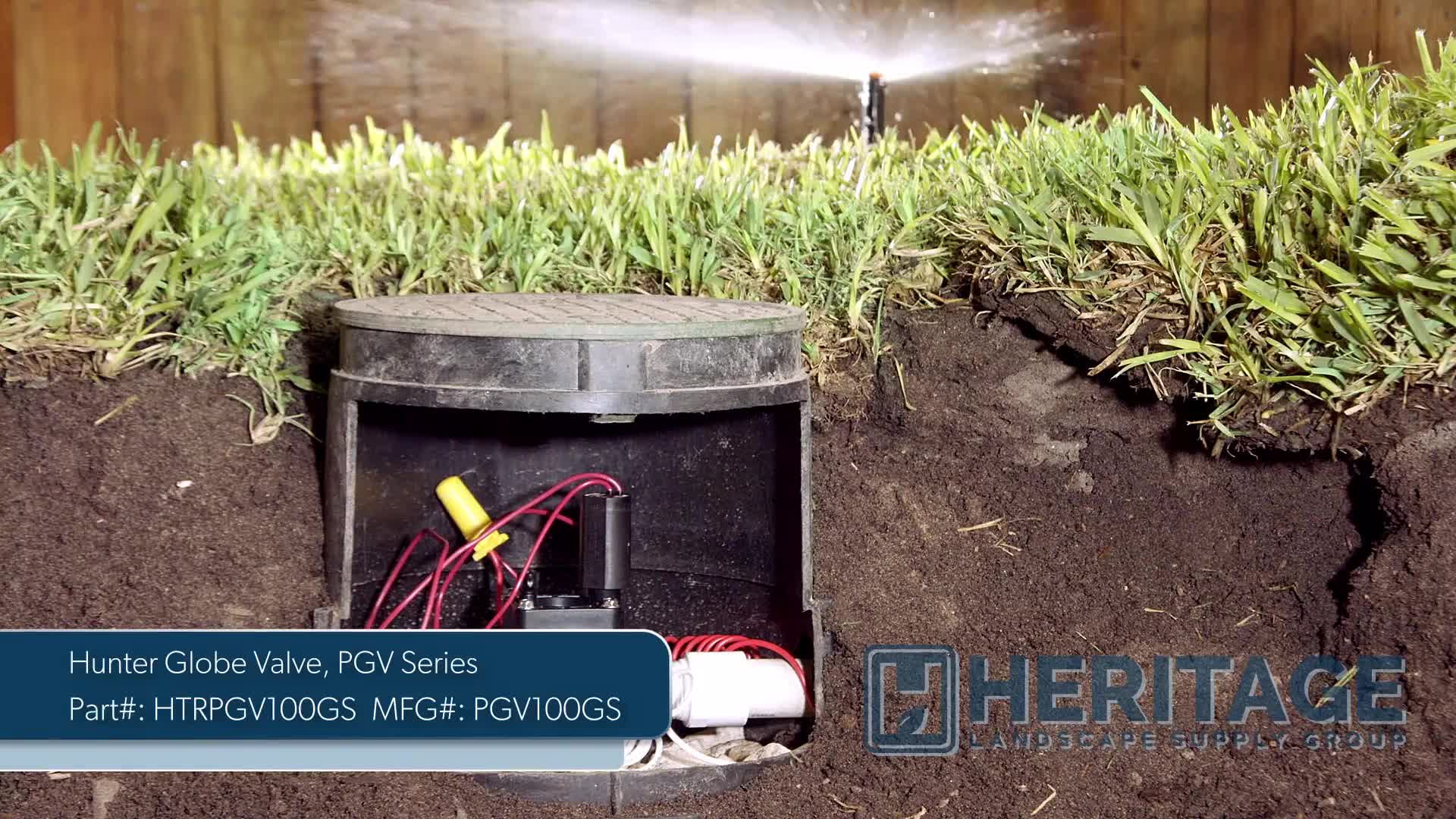 Hunter PGV In-Line Valve 1" Slip