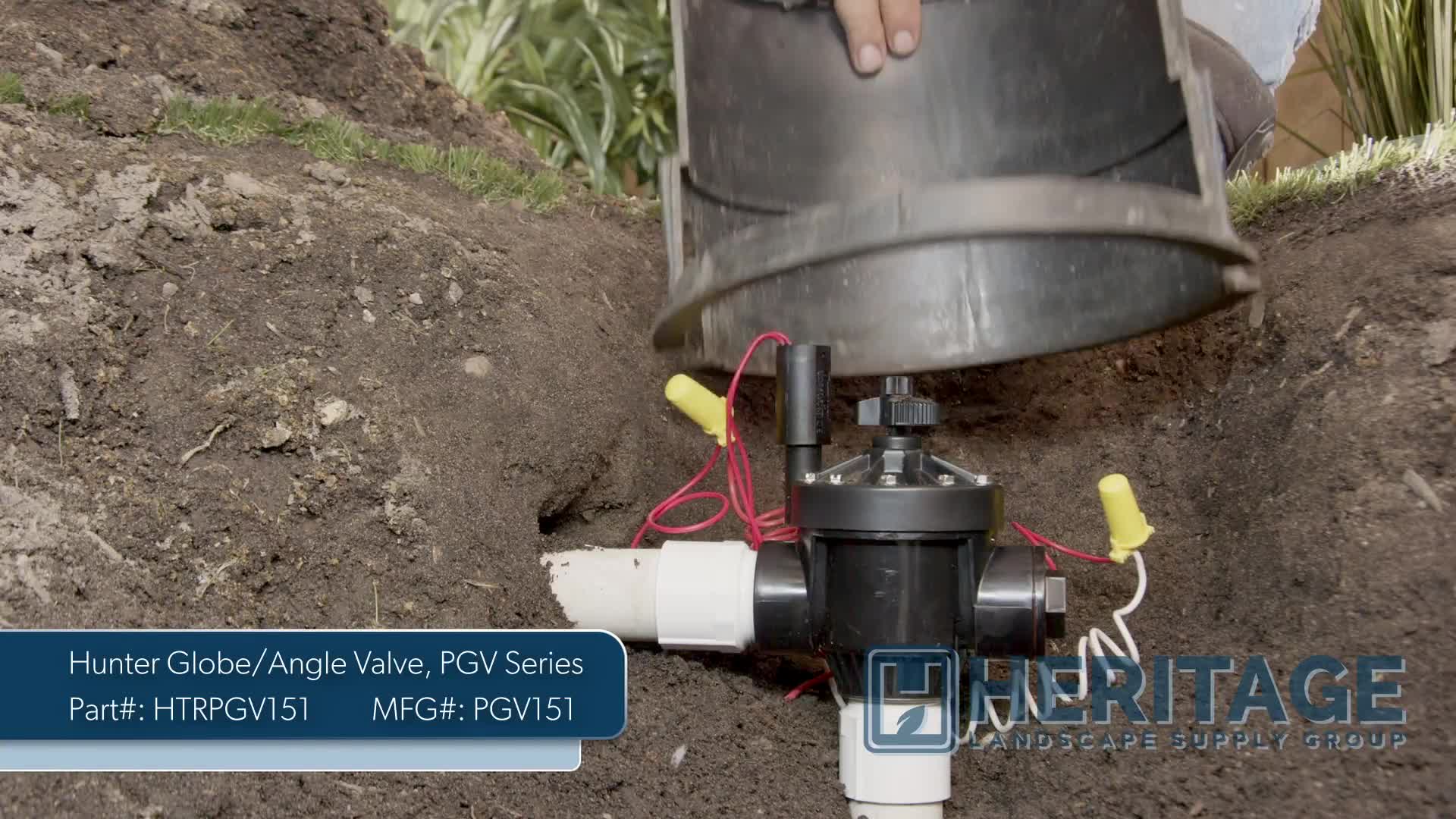 Hunter PGV In-Line / Angle Valve with Flow Control 1-1/2" FPT