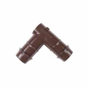 Hunter Insert Elbow, 17 Mm Barb Brown Acetal 90° | PLDELB