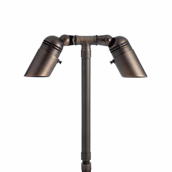 Accent Light, 4 W Bi-Pin MR-16 Incandescent Centennial Brass Fixed Socket Adjustable Cowl