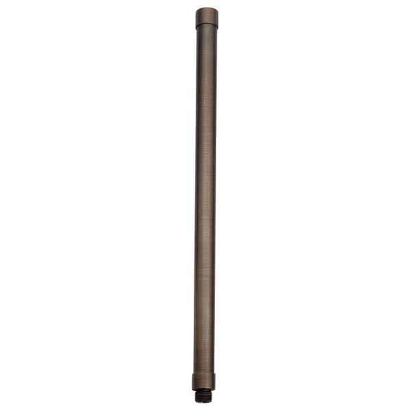 Riser, 1" x 18" Centennial Brass For 12 V Landscape Lights Male and Female