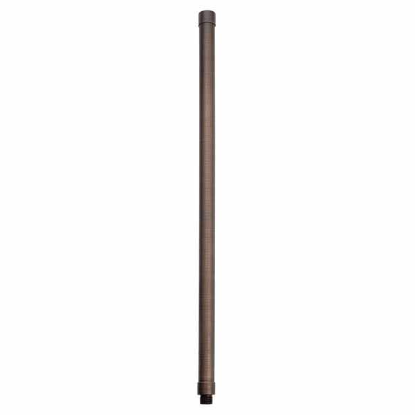 Riser, 1" x 24" Centennial Brass For 12 V Landscape Lights Male and Female