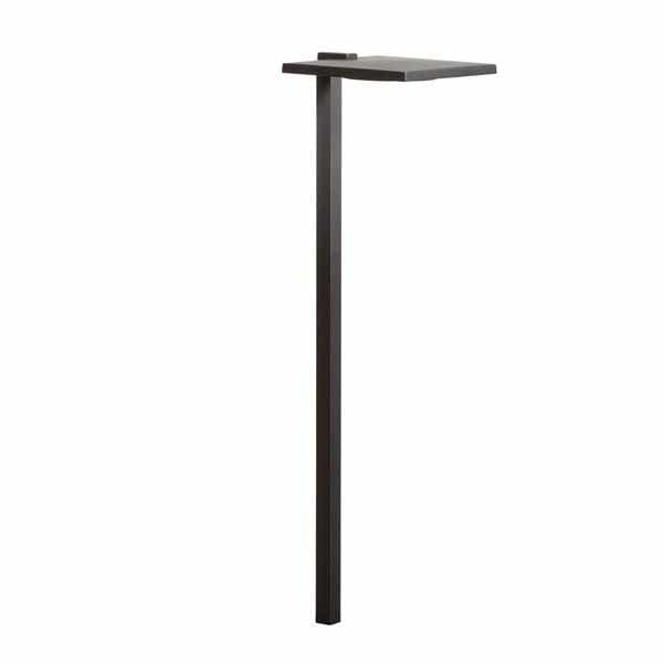 4 W 2700K Integrated LED Textured Black Aluminum Path Light |  15805BKT27R