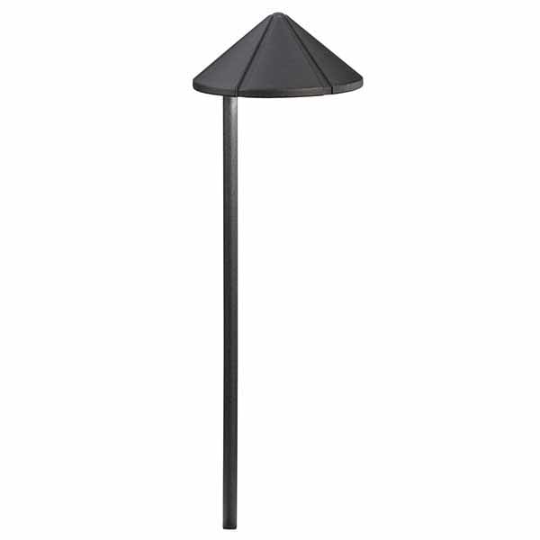 4.3 W 3000K Integrated LED Textured Black Aluminum Side Mount Path Light | KIC15815BKT30R