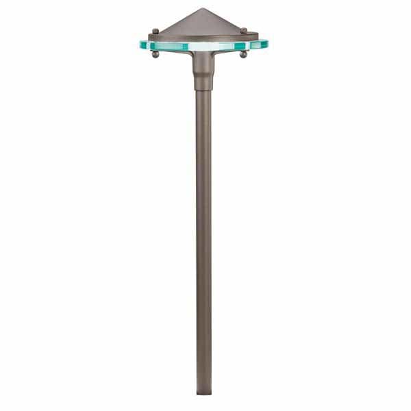 4.3 W 3000K Integrated LED Textured Architectural Bronze Aluminum 30" Wire Path Light | KIC15817AZT30R