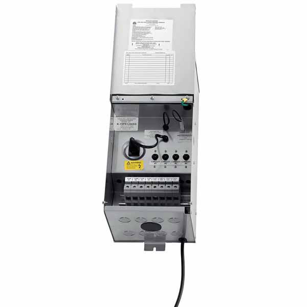 1200 W 120 VAC Primary 12/13/14/15 V Secondary Stainless Steel Pro Series Transformer | KIC15PR1200SS
