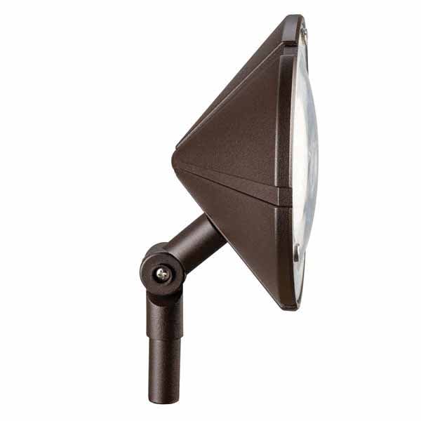 Wall Wash Light, 2.3 W Wedge S8 3156K LED Textured Architectural Bronze Aluminum Adjustable