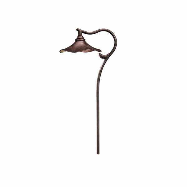 Path Light, 2.3 W Wedge T5 LED Aged Bronze Aluminum 26" Wire