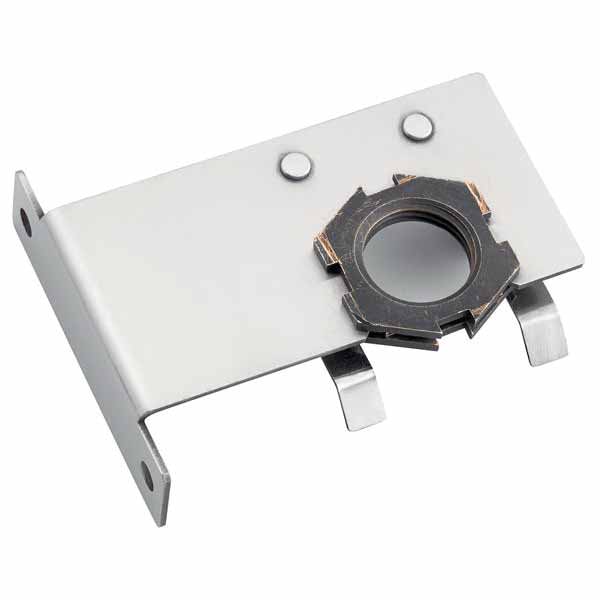 Gutter Mount, 4" x 2.75" x 0.75" Centennial Brass For 12 V Landscape Lights
