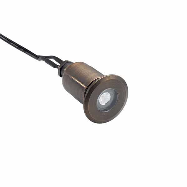 Basic Trim, 2" x 3" Centennial Brass For 12 V 2 W MR8 In-Ground Landscape Lights In-Ground Recessed