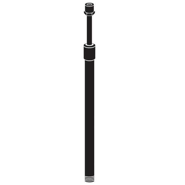 Stem, Textured Bronze Aluminum For In-Ground Support Stakes in 12 V Accent Light Adjustable Height