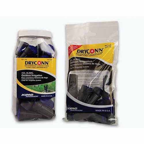 600 V 14-6 AWG Copper/Copper Black/Blue 50/Bag Waterproof Irrigation Wire Connector | KNG61345