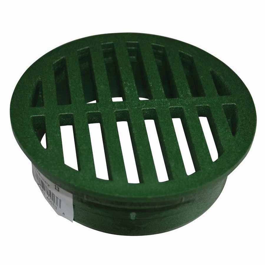 4" Round Green Flat Drain Grate | NDS13