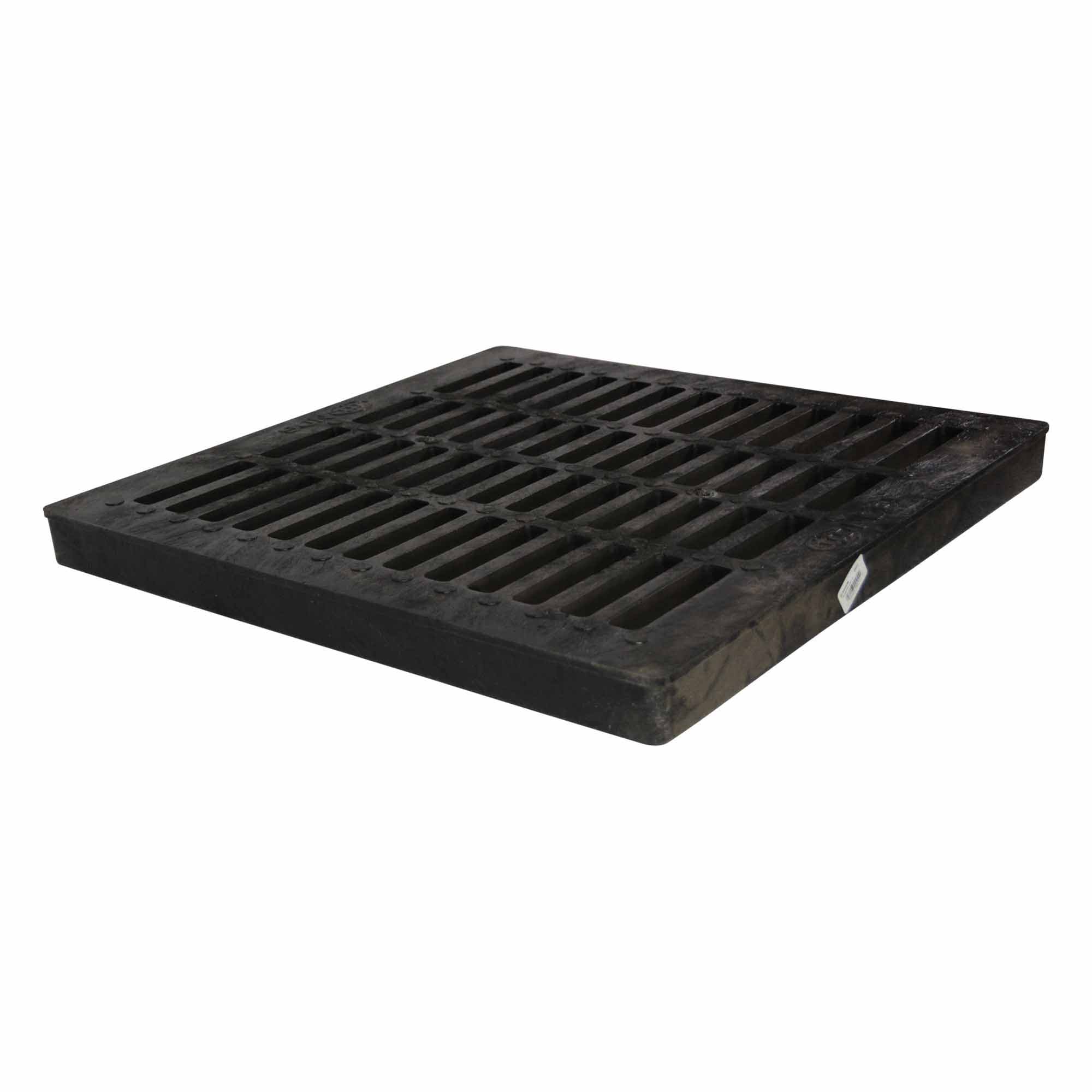 24" x 24" Square Black Catch Basin Flat Drain Grate | NDS2411