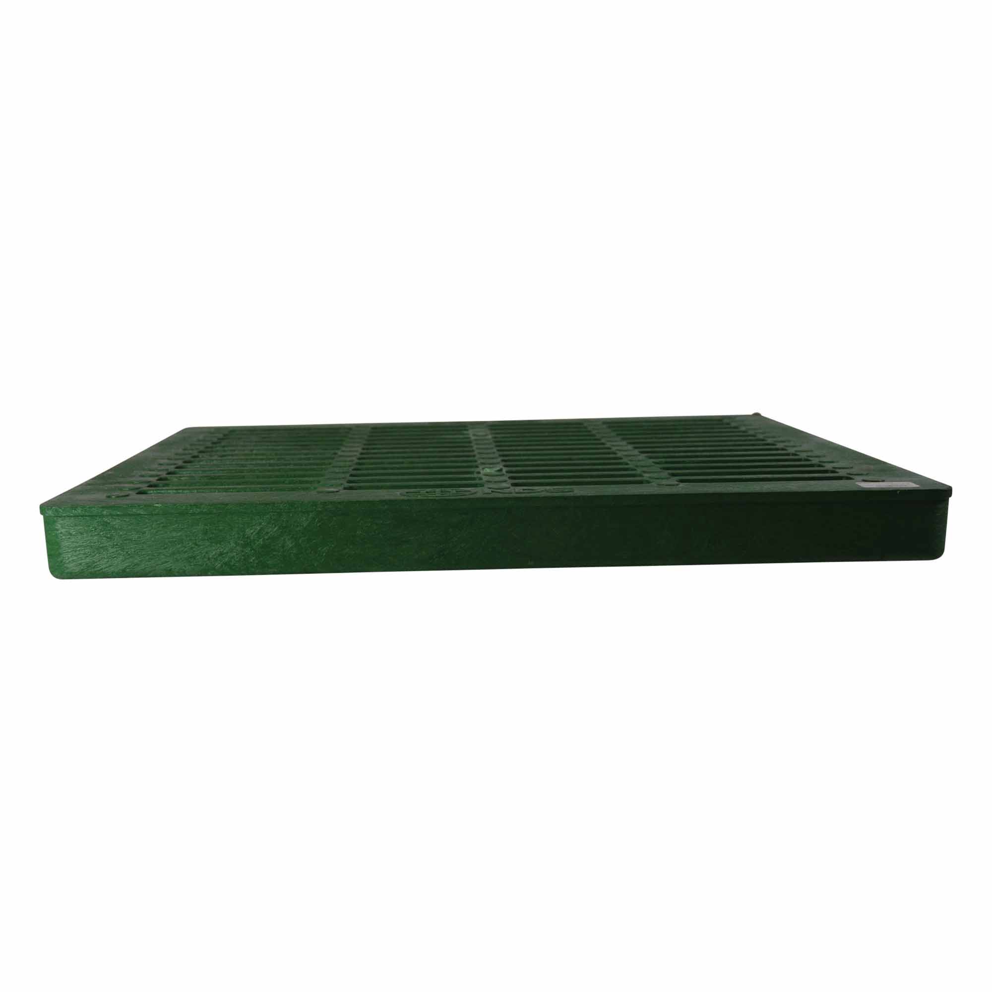 24" x 24" Square Green Catch Basin Flat Drain Grate | NDS2412