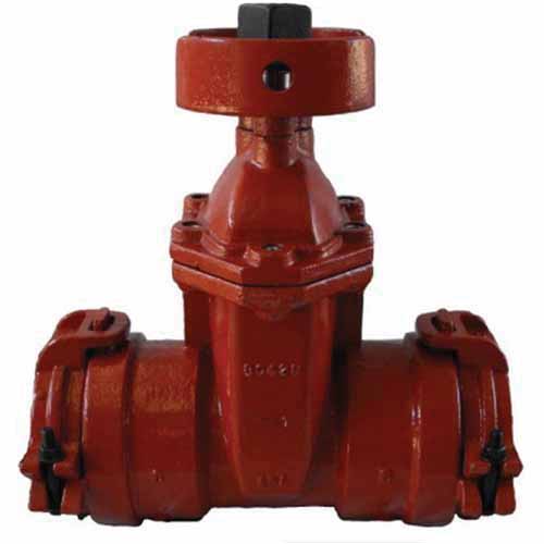 4" Bell End Epoxy Coated Ductile Iron 350 psi LMV Series Mainline Gate Valve | LEMLMV44BB