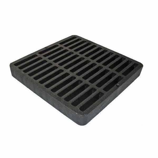 NDS Drain Grate, 9" X 9" Square Catch Basin Flat | 980